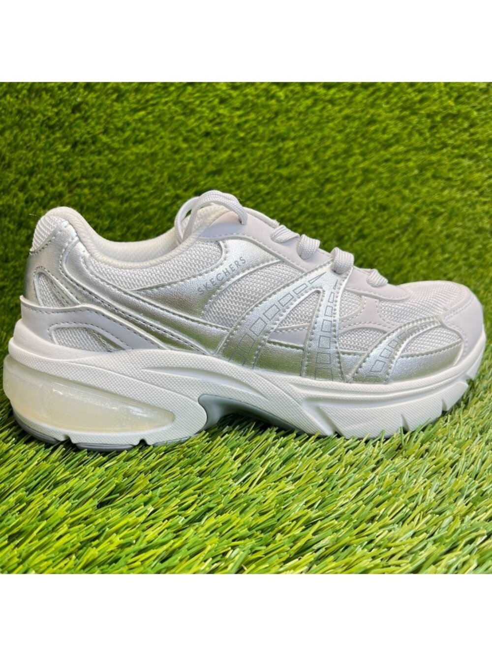 Skechers Street Shadow Stellar 90 Womens Size 6.5 Gray Running Shoes Sneakers